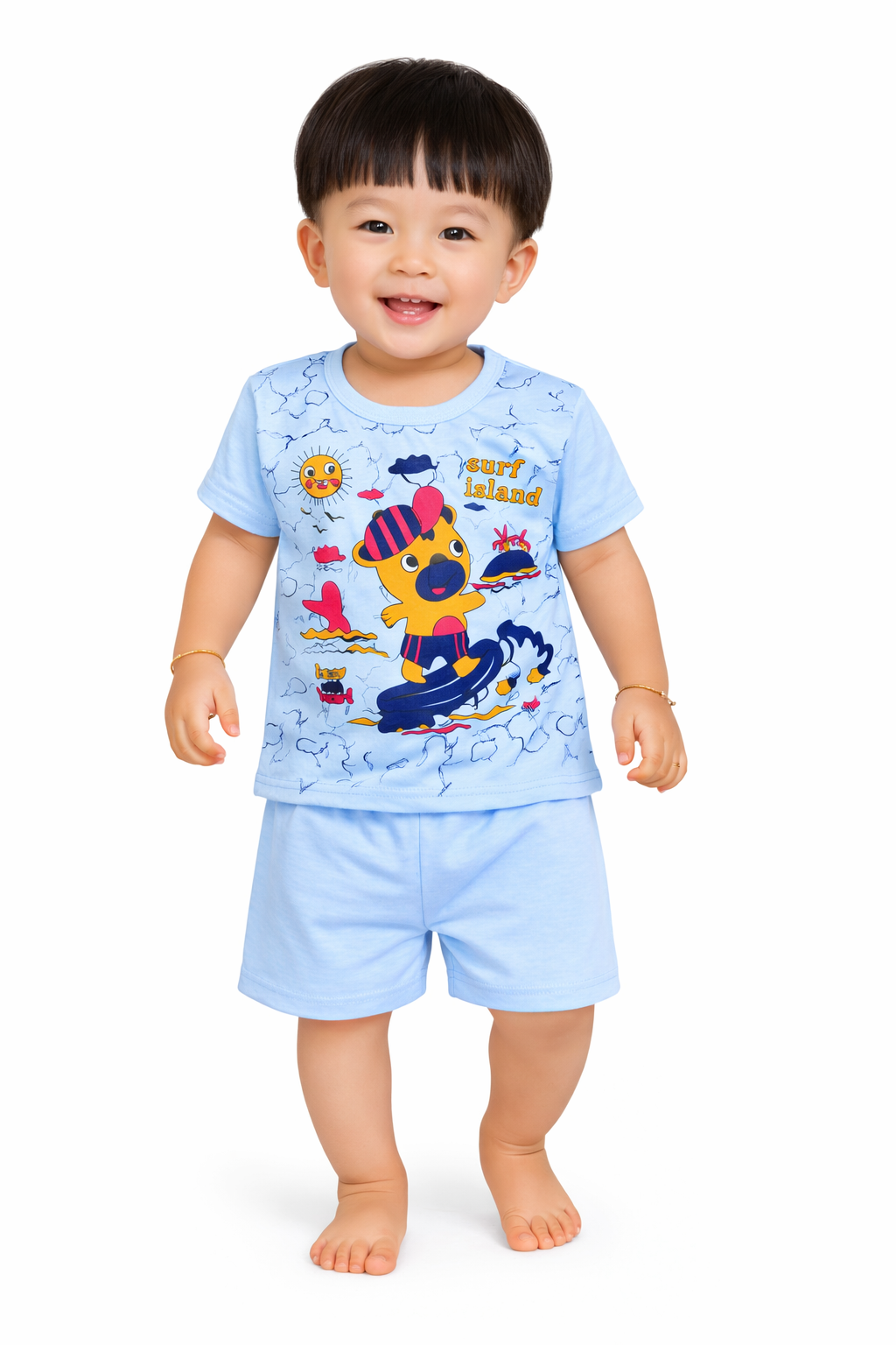Combo of 5 – 100% Cotton Baby(Boy) Clothing Co-Ord Sets