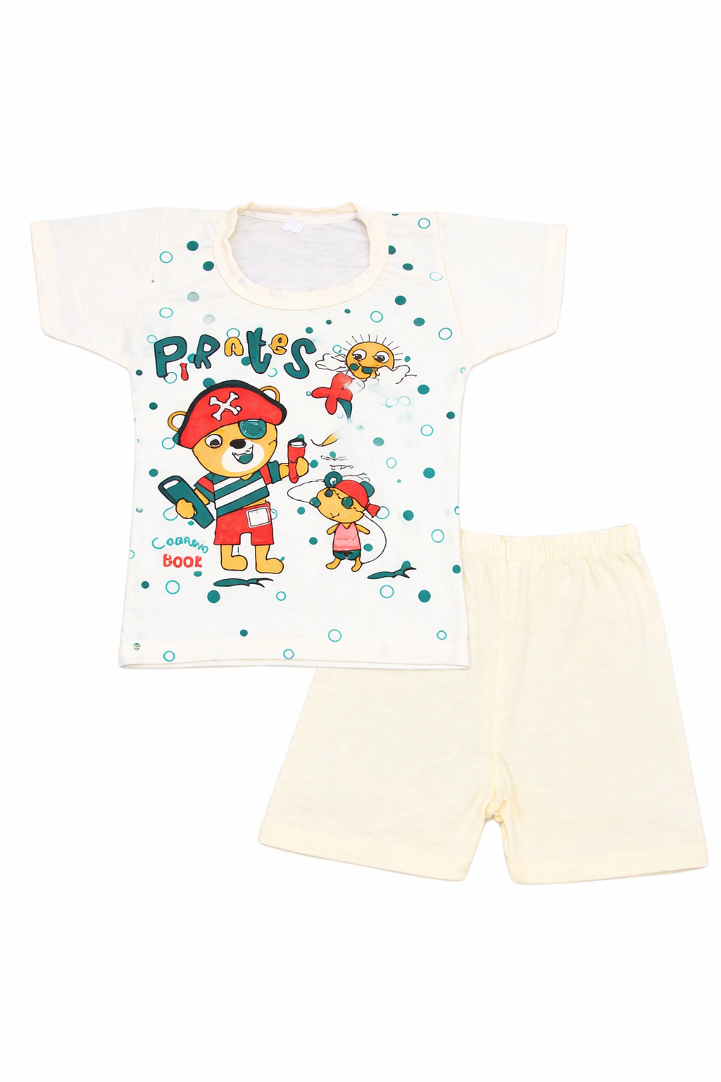 Baby(Boy) Clothing Set – 100% Cotton skin T-Shirt & Shorts Co-Ord Sets