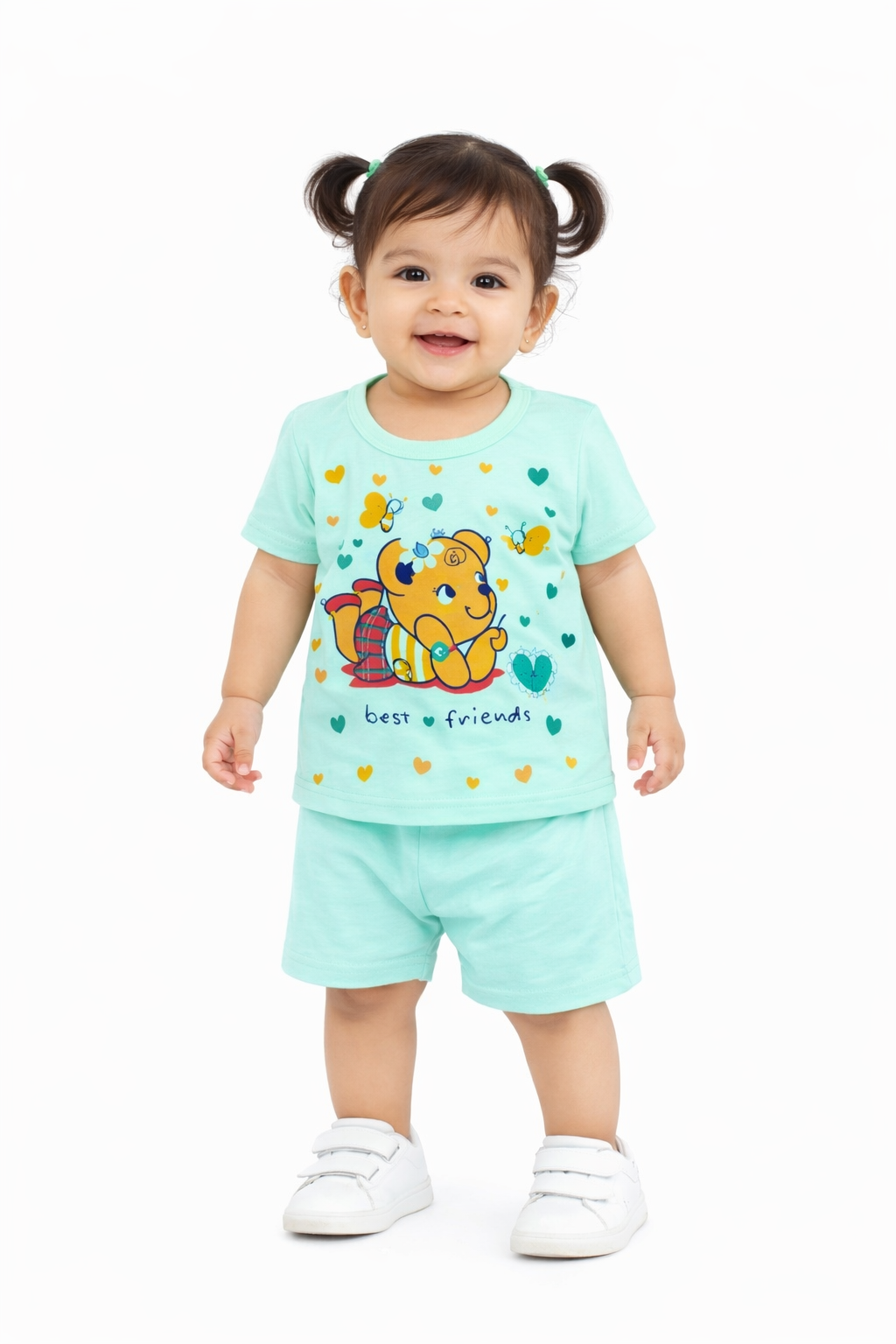 Combo of 2 – 100% Cotton Baby(Girl) Clothing Co-Ord Sets