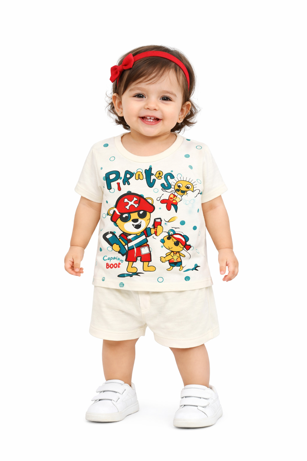 Combo of 2 – 100% Cotton Baby(Girl) Clothing Co-Ord Sets